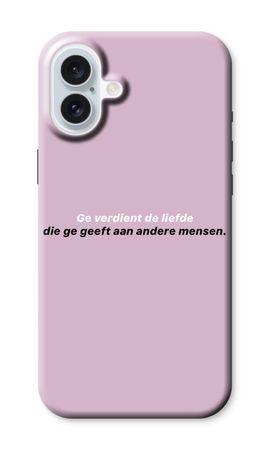 Ge verdient de liefde