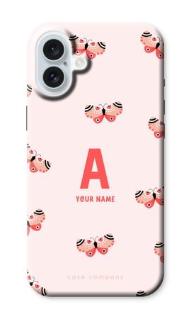 Rosy Butterflies Monogram