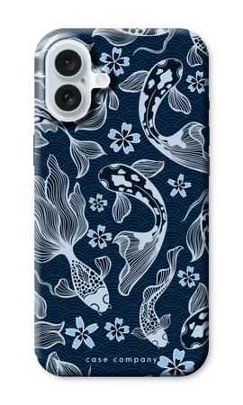 Midnight Koi, iPhone 16 Plus robuste Hülle