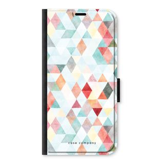 Coloured triangles pastel