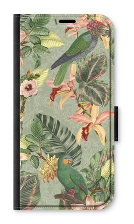 Tropical jungle parrot