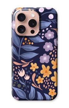 Flowers with blue leaves