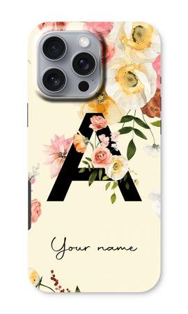 Flirty Flowers Monogram
