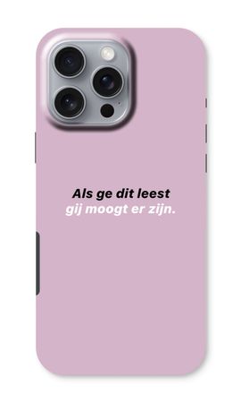 gij moogt er zijn