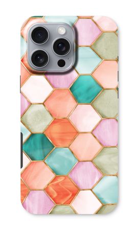 Hexagons in stained glass