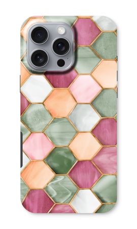 Hexagons in stained glass