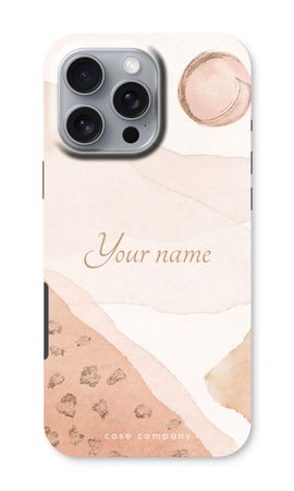 Gold Spots Namecase - Blush