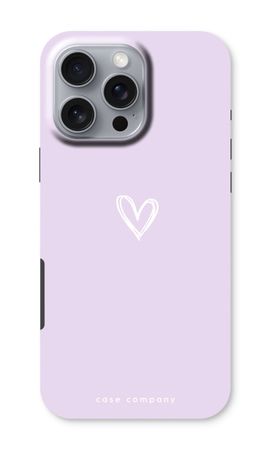 Pequeño corazón púrpura