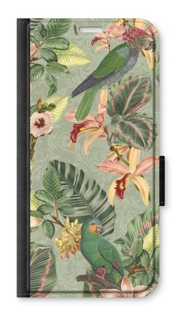 Tropical jungle parrot