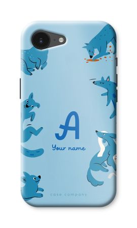 Playful Dogs Monogram