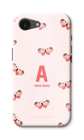 Rosy Butterflies Monogram