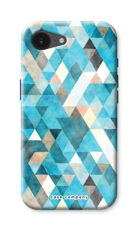 Coloured triangles blue