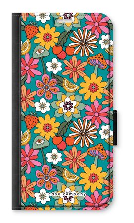 Fleurs rétro N°2 - Bleu