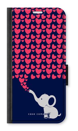 Éléphant et cœurs