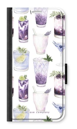 Violet cocktails