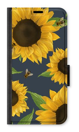 Sunflower and bees