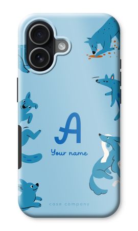 Playful Dogs Monogram