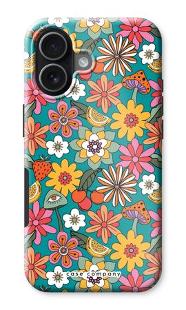 Retro Flowers N°2 - Blue