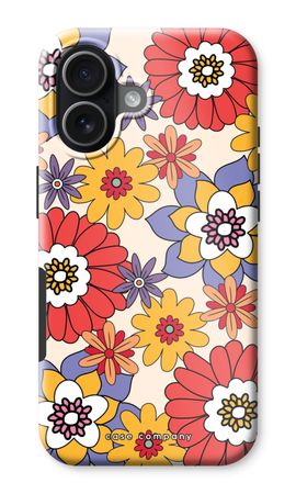 Retro Flowers - Yellow