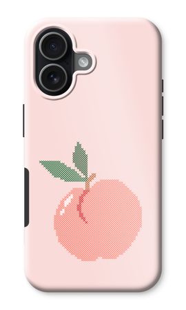 Stitched Peach