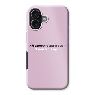 Ik ben trots op u