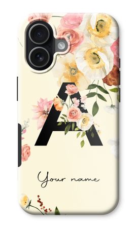 Flirty Flowers Monogram