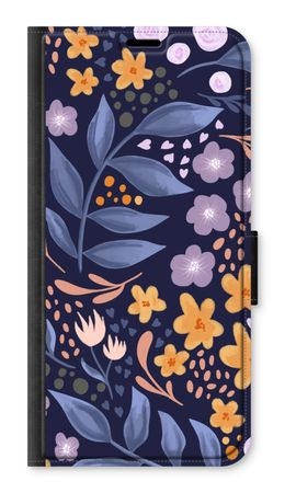 Flowers with blue leaves