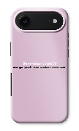 Ge verdient de liefde