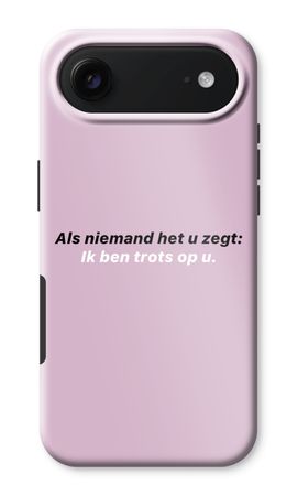 Ik ben trots op u