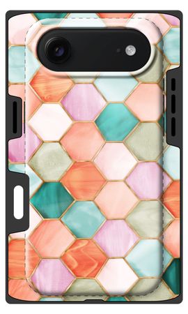 Hexagons in stained glass