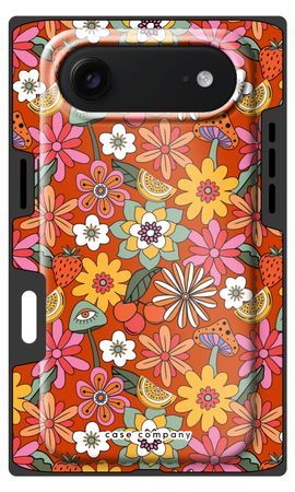Retro Flowers - Red