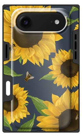 Sunflower and bees