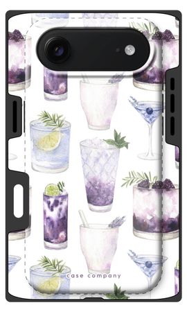 Violet cocktails