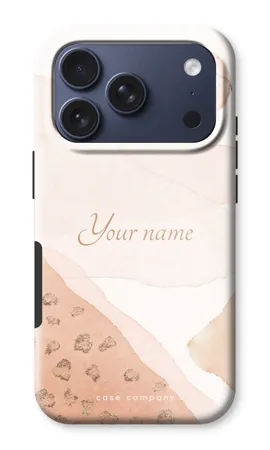 Gold Spots Namecase - Blush