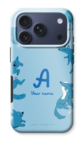 Playful Dogs Monogram