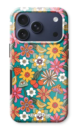 Retro Blumen N°2 - Blau