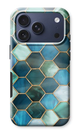 Hexagons in stained glass