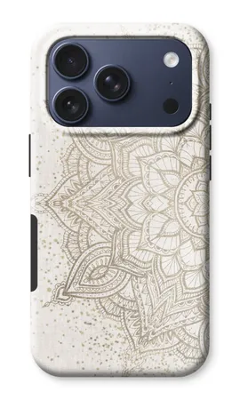 Goldenes Boho-Mandala
