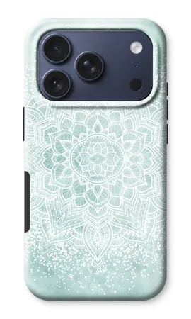 Boho Weißes Mandala