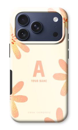 Peach Blossom Monogram