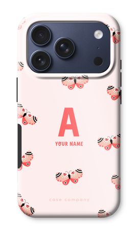 Rosy Butterflies Monogram