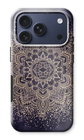 Goldenes Boho-Mandala