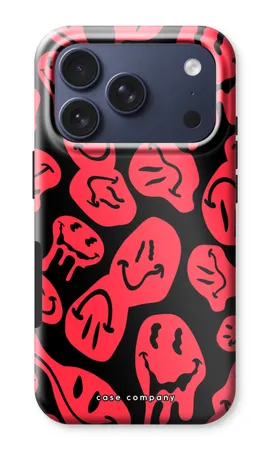 Schmelzender Smiley - Rot