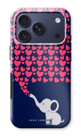 Éléphant et cœurs