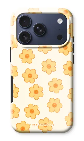 Gelbe Smiley-Blume