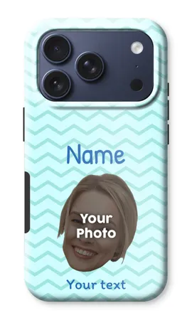Personalisiertes Gesicht - Streifendesign