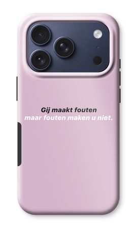Fouten maken u niet