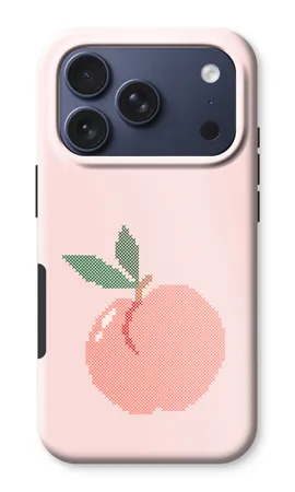 Stitched Peach