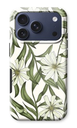 White flower pattern