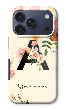 Flirty Flowers Monogram